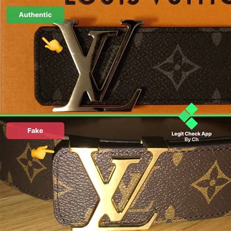 lv riem fake|how to check for false louis vuitton.